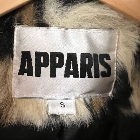 Apparis faux fur animal print plush jacket   M - Picture 8 of 9